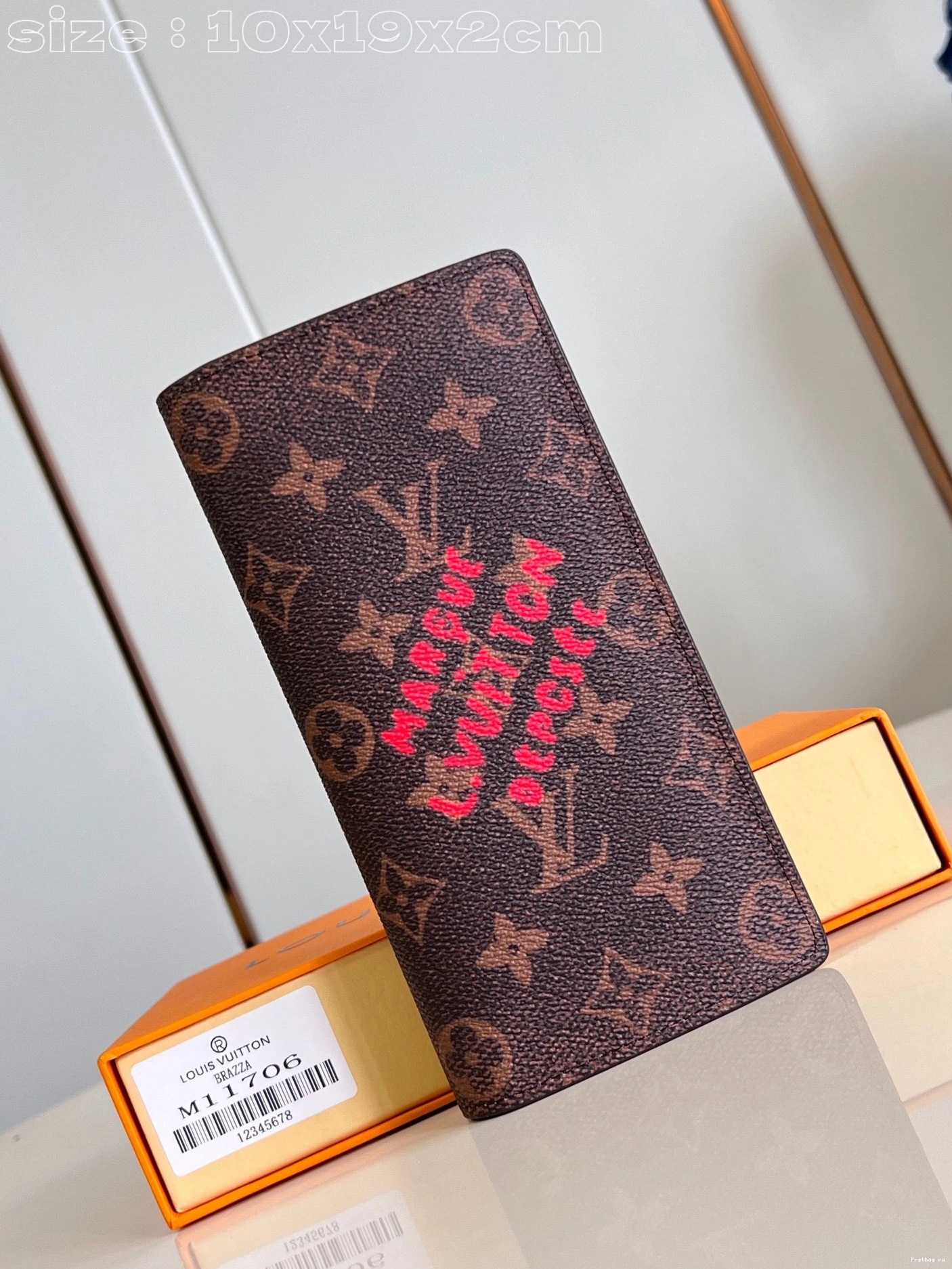 First bag ru LOUIS WALLET-10*19*2cm BRAZZA VUITTON 0709